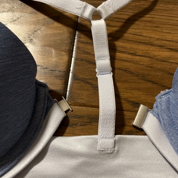 New aerie Perky Push Up demi bra blue size 32B - Picture 4 of 9